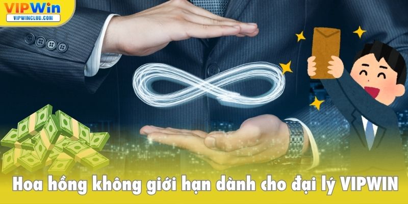 Hoa hồng không giới hạn dành cho đại lý VIPWIN