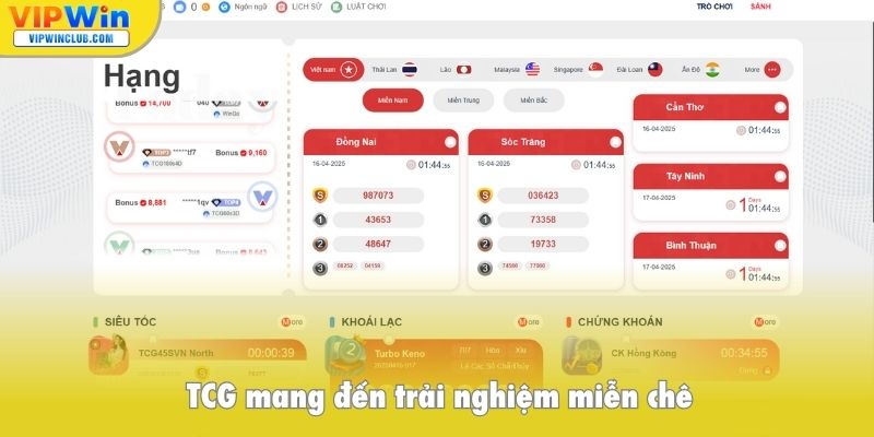 TCG mang đến trải nghiệm miễn chê