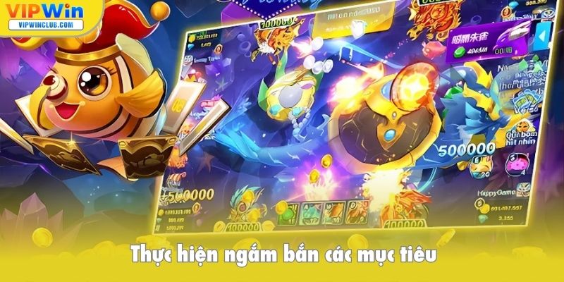 Thực hiện ngắm bắn các mục tiêu