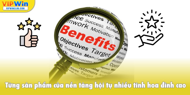 Từng sản phẩm của nền tảng hội tụ nhiều tinh hoa đỉnh cao